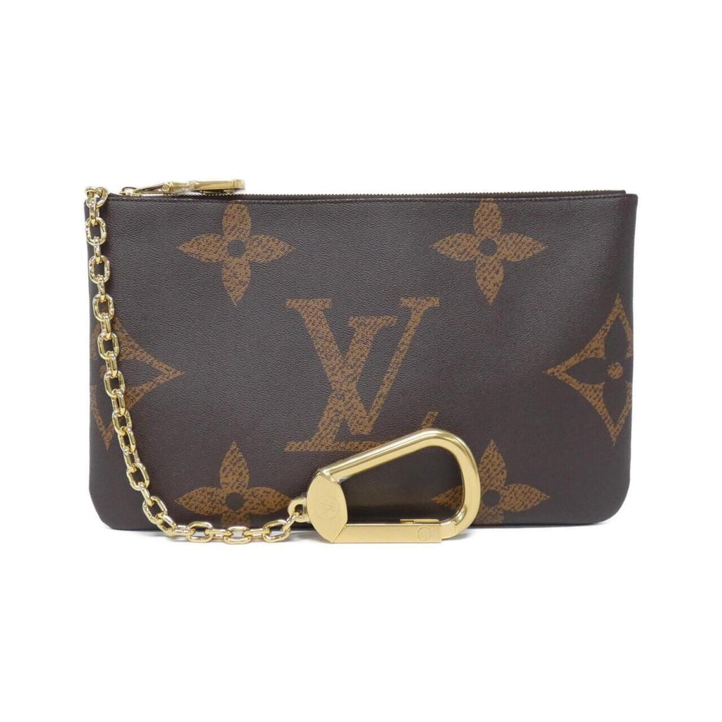 Louis Vuitton Marron Coated Canvas Handbag Pochette (Pre-Owned)