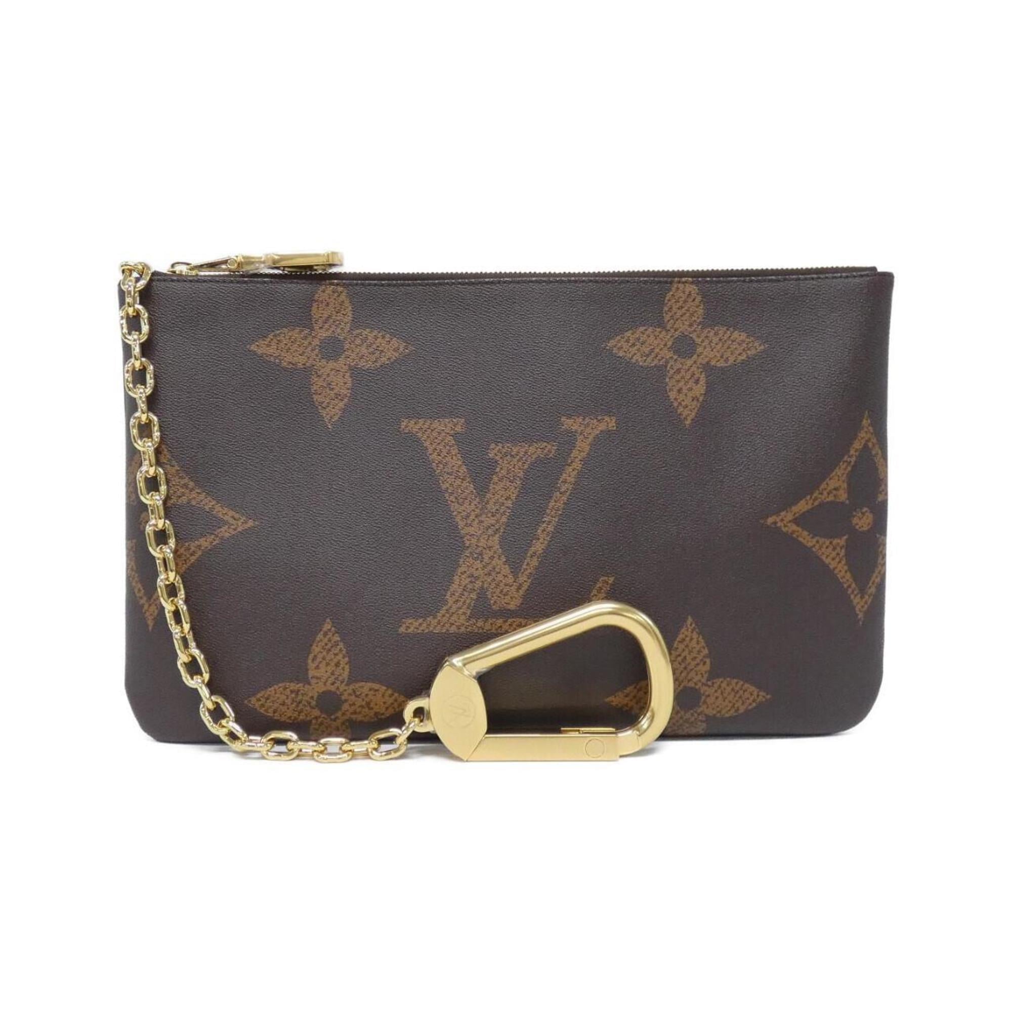 Louis Vuitton Marron Coated Canvas Handbag Pochette (Pre-Owned)
