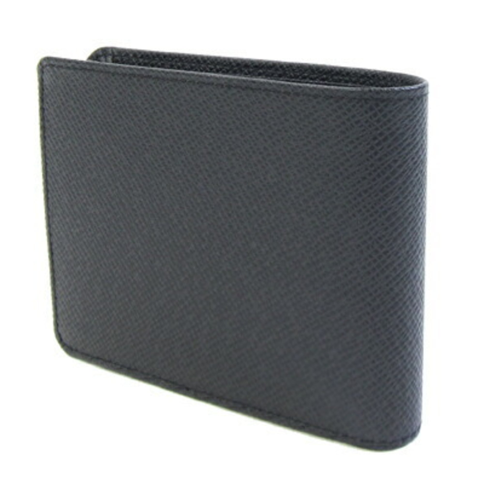 Louis Vuitton Noir Taiga Leather Leather Bill Wallet (Bi-Fold) (Pre-Owned)