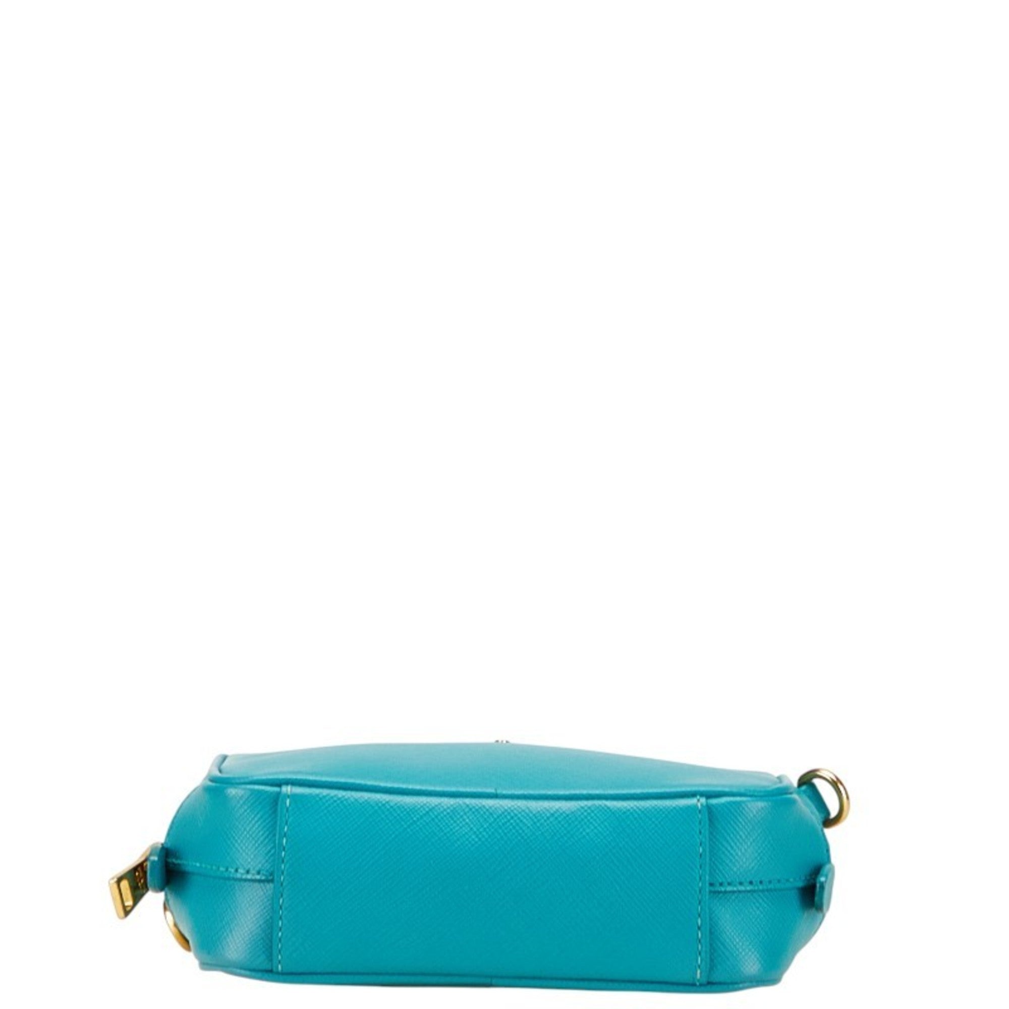 Zip Crossbody Bag Saffiano Leather Mini