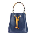 Louis Vuitton Indigo Navy Orange Saffron Handbag Shoulder Bag (Pre-Owned)