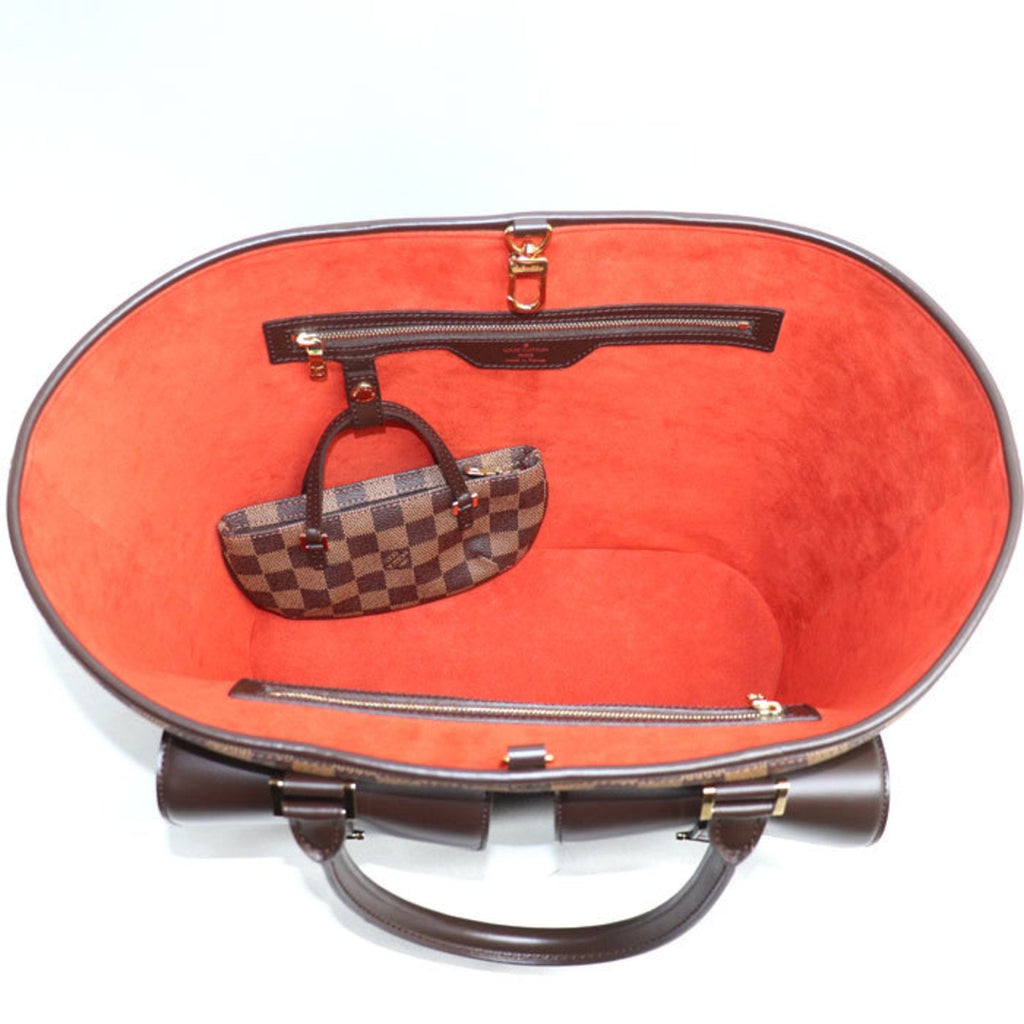Louis Vuitton Damier Brown Damier Canvas Handbag (Pre-Owned)