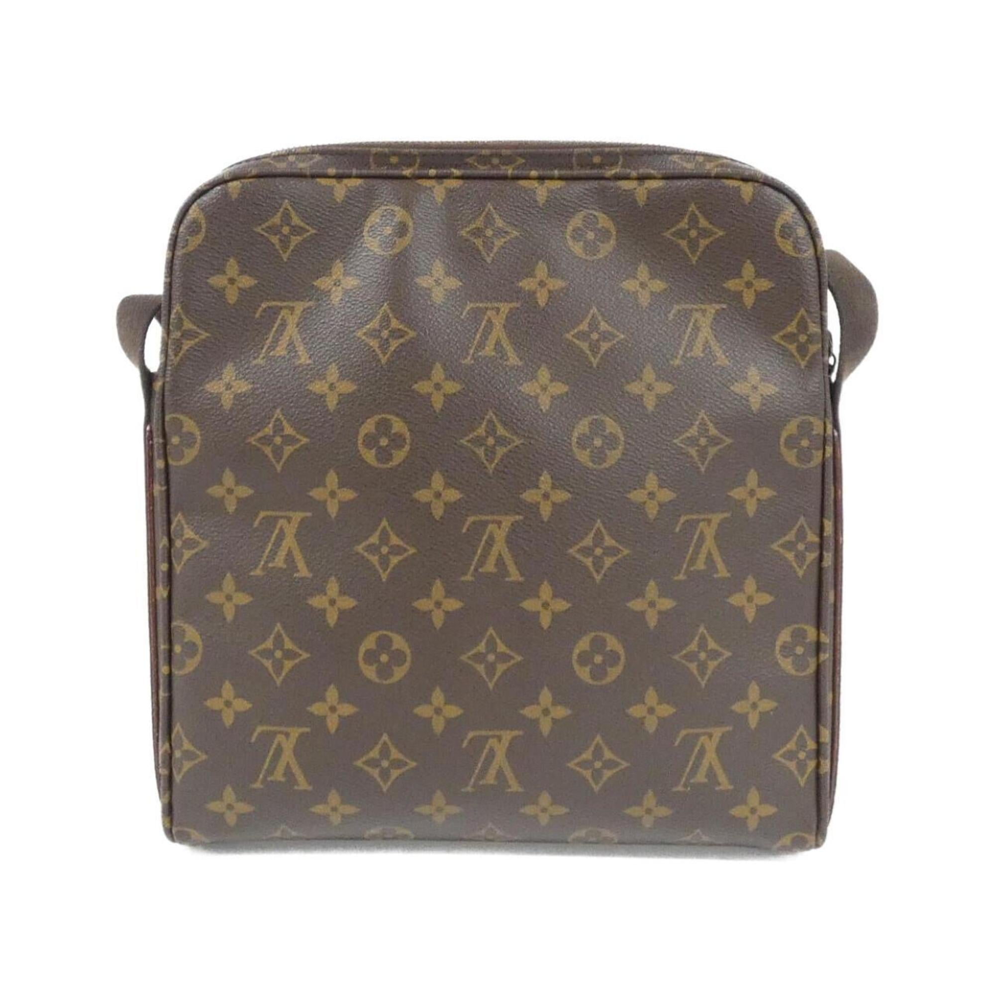 Louis Vuitton Brown Coated Canvas Shoulder Bag (Pre-Owned)