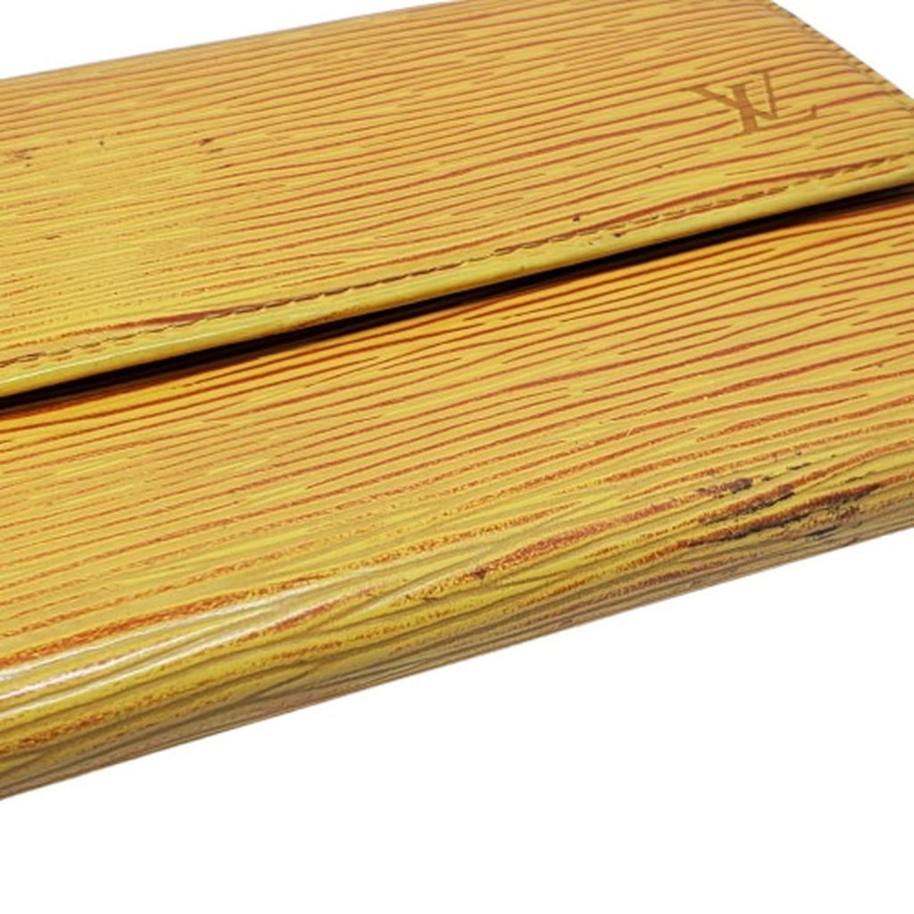 Louis Vuitton Epi Yellow Epi Leather Long Wallet (Bi-Fold) (Pre-Owned)