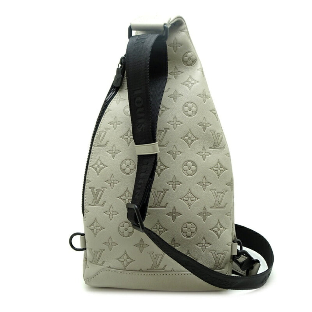 Louis Vuitton Gray Sable Monogram Shadow Pouch Sling Bag (Pre-Owned)