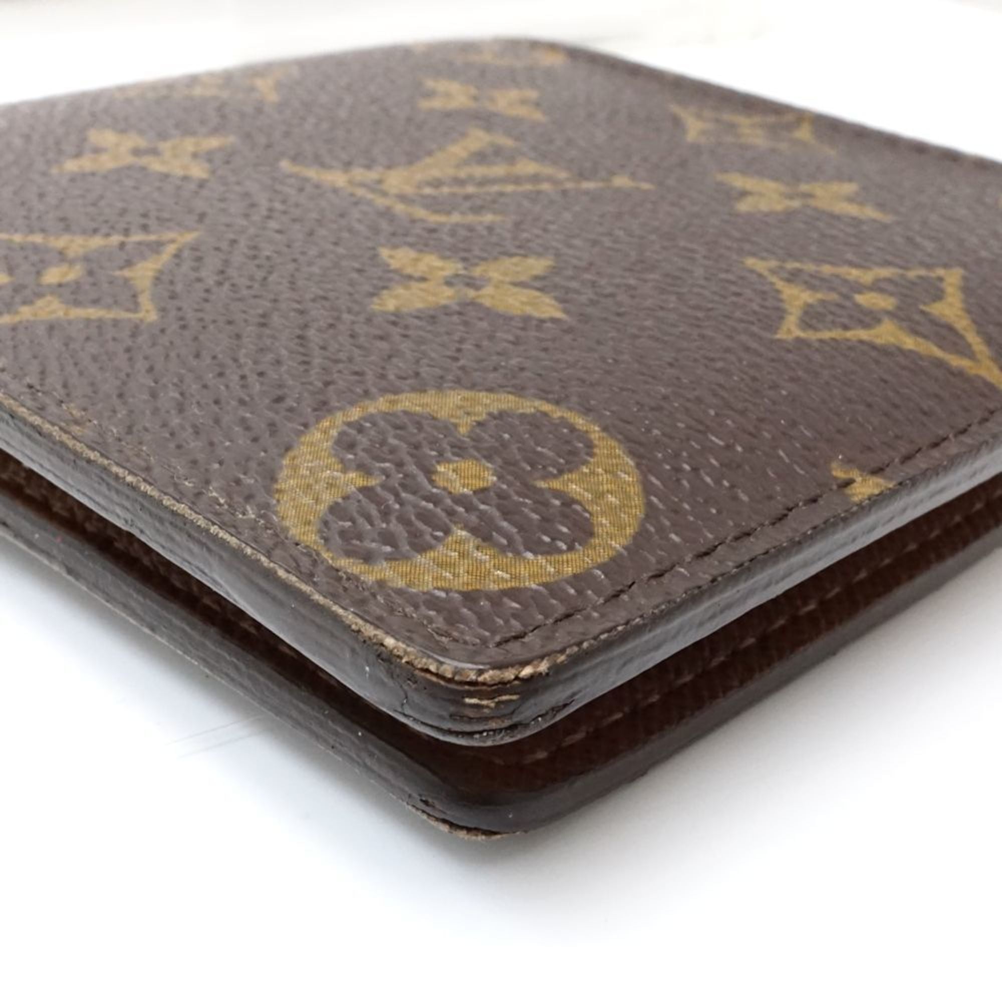 Louis Vuitton Monogram Brown Canvas Wallet (Bi-Fold) (Pre-Owned)