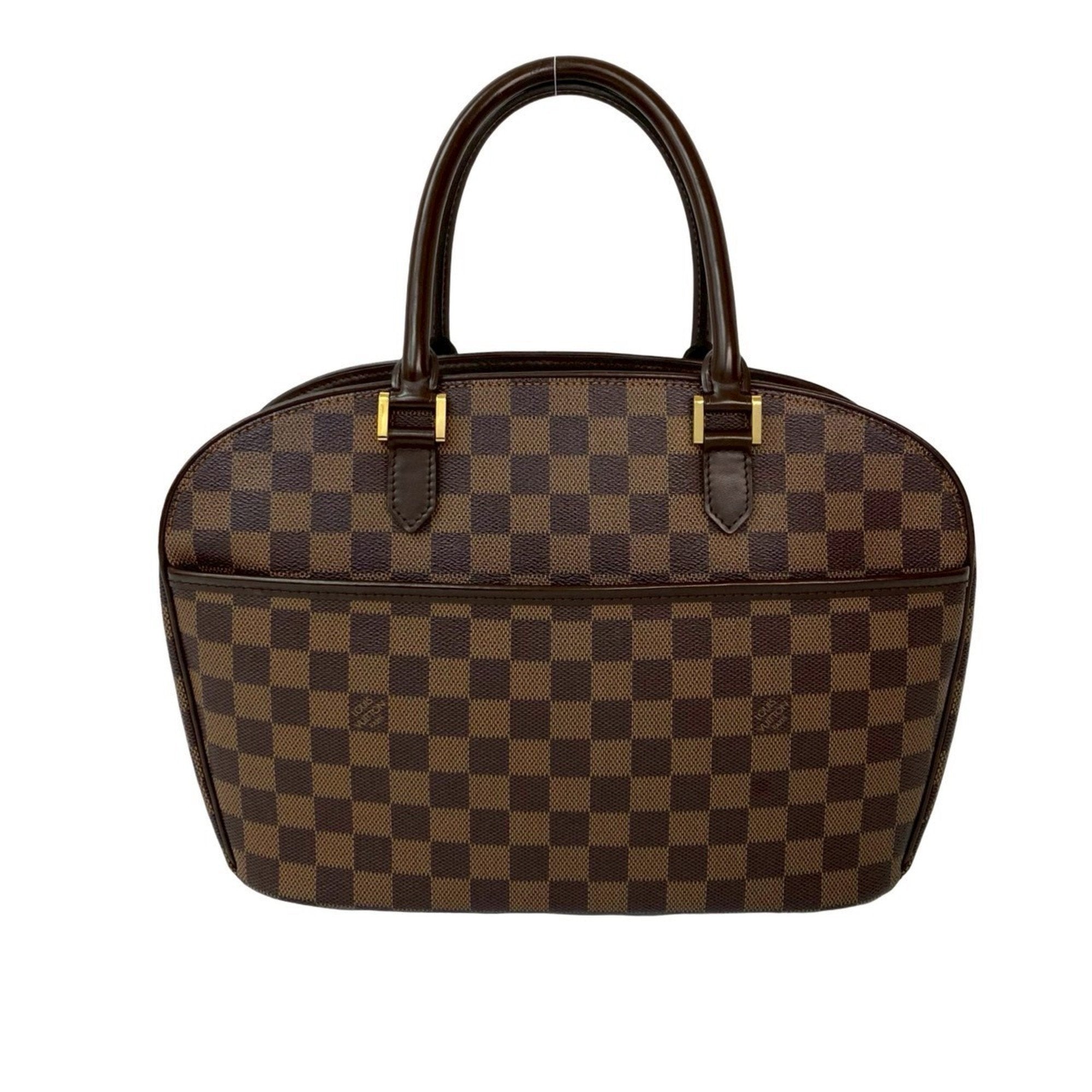 Louis Vuitton Brown Leather Pvc Boston Bag Handbag (Pre-Owned)