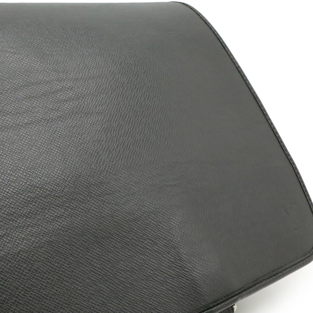 Louis Vuitton Ardoise Black Taiga Leather Shoulder Bag (Pre-Owned)