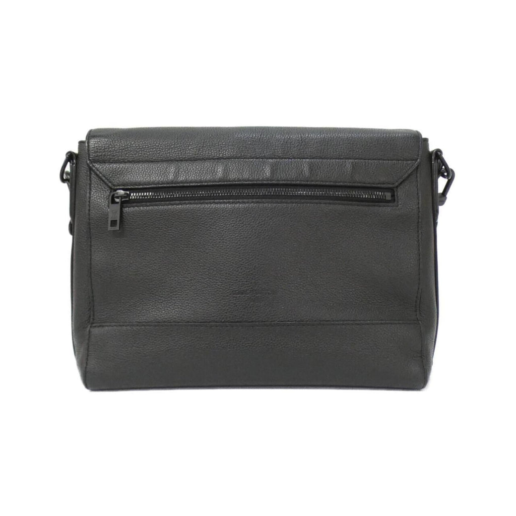 Louis Vuitton Black Leather Shoulder Bag (Pre-Owned)