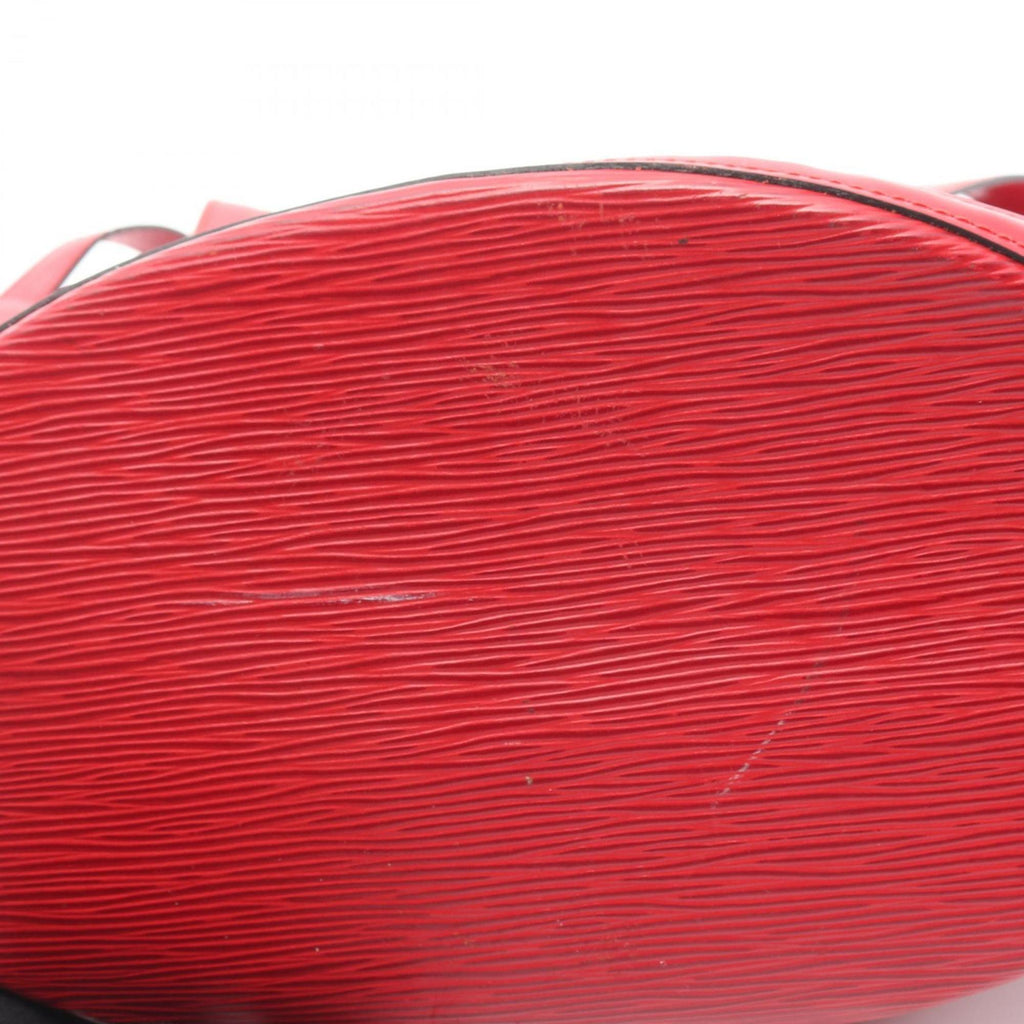 Louis Vuitton Castilian Red Red Color Epi Leather Shoulder Bag (Pre-Owned)