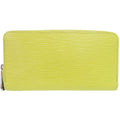 Louis Vuitton Yellow Epi Leather Long Wallet (Bi-Fold) (Pre-Owned)