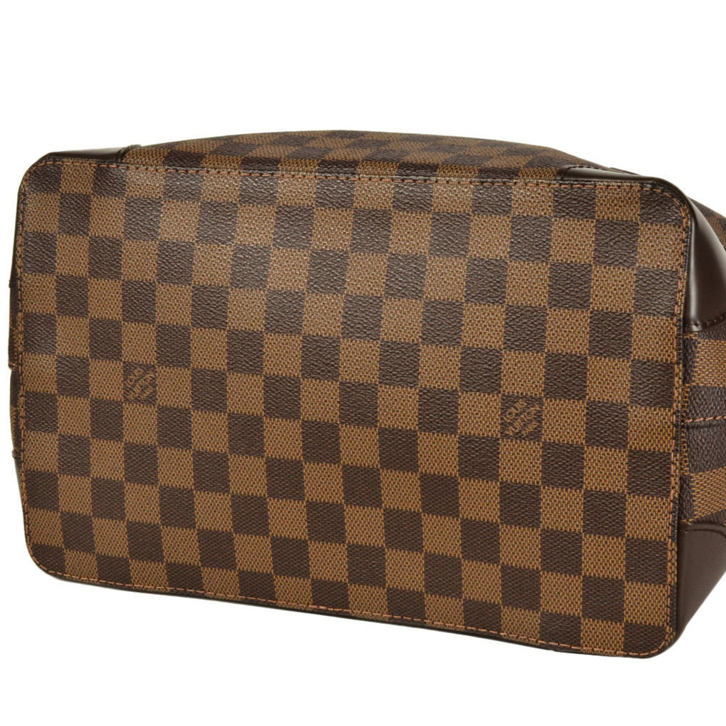 Louis Vuitton Damier Canvas Ebene Damier Canvas Handbag Tote Bag (Pre-Owned)