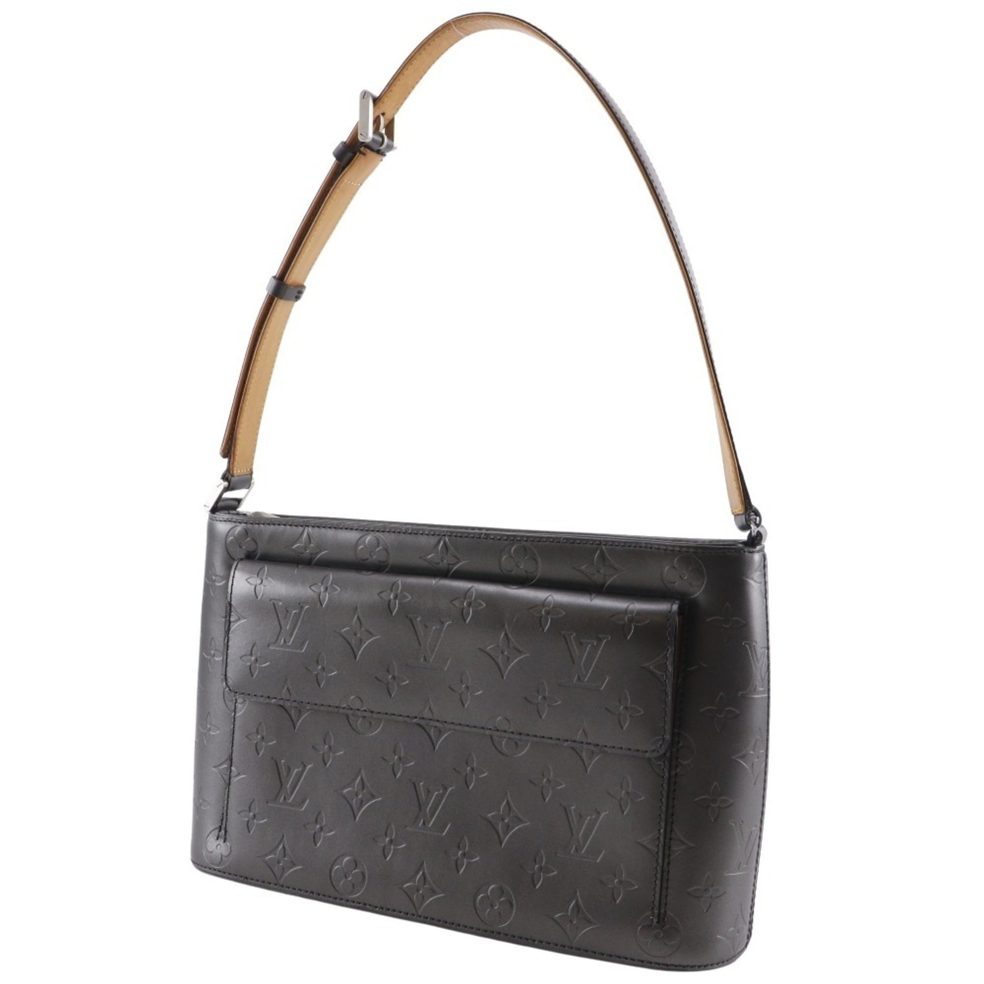 Louis Vuitton Monogram Mat Noir Monogram Mat Shoulder Bag (Pre-Owned)