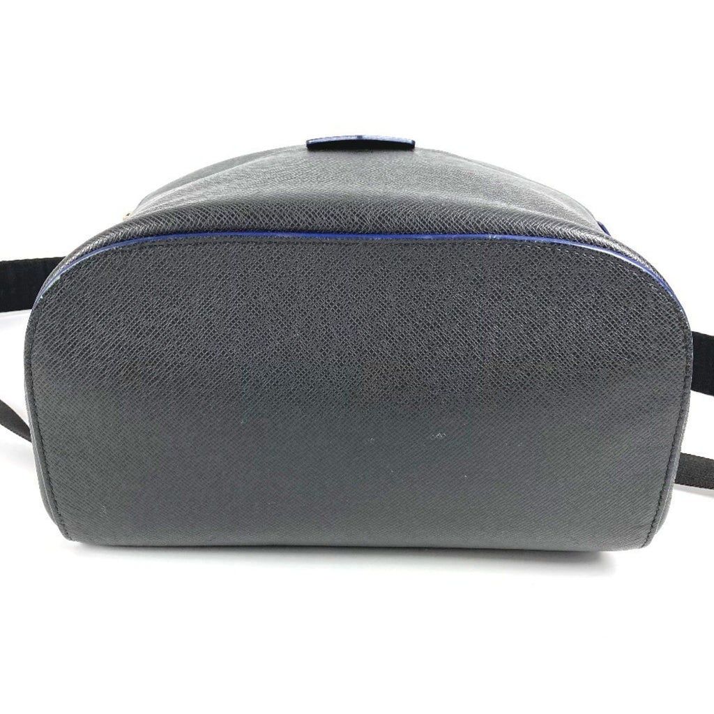 Louis Vuitton Ardoise Bicolor Black Blue Taiga Leather Backpack (Pre-Owned)