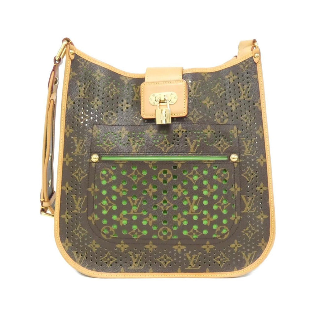 Louis Vuitton Marron Vert Coated Canvas Shoulder Bag (Pre-Owned)