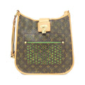 Louis Vuitton Marron Vert Coated Canvas Shoulder Bag (Pre-Owned)
