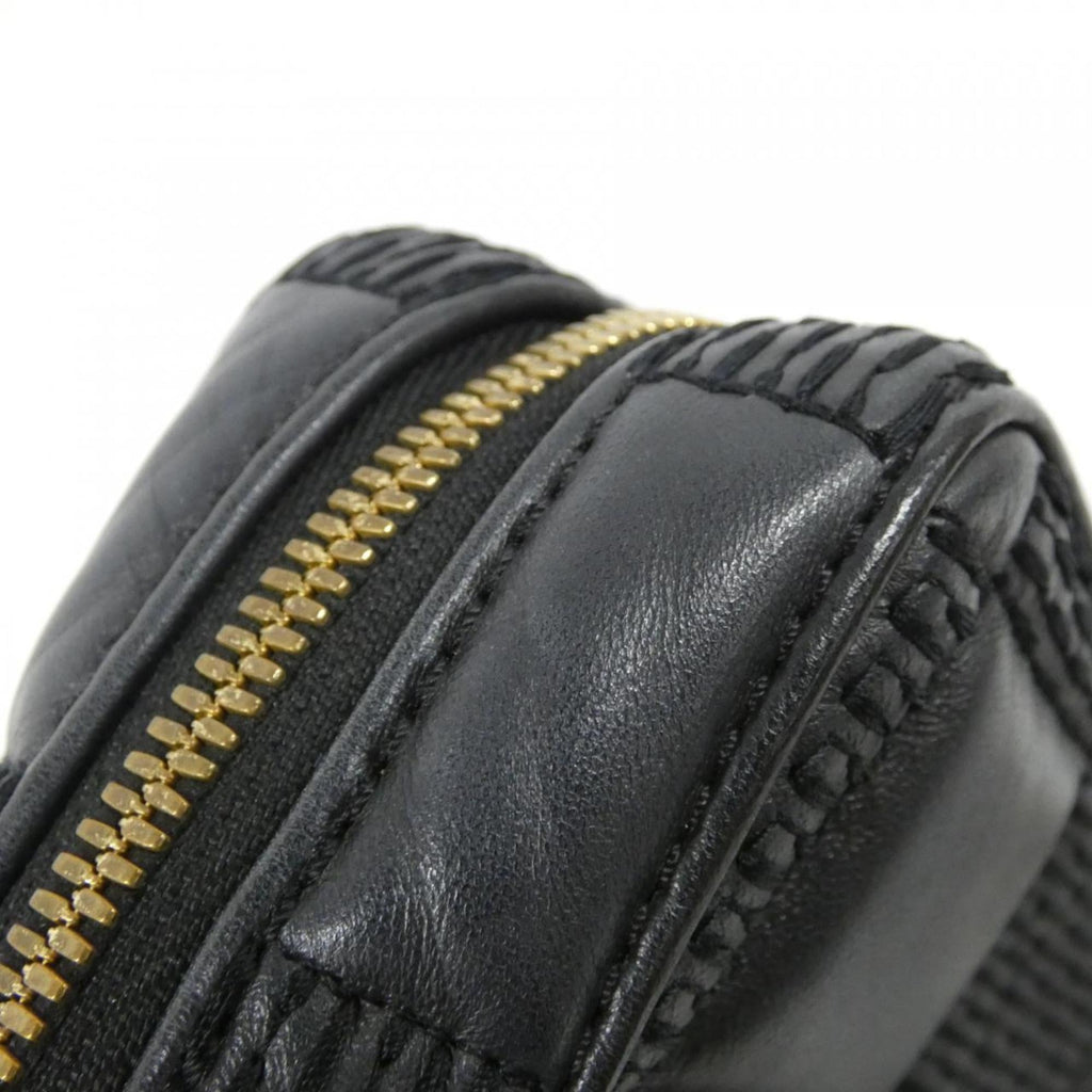 Louis Vuitton Black Leather Shoulder Bag (Pre-Owned)