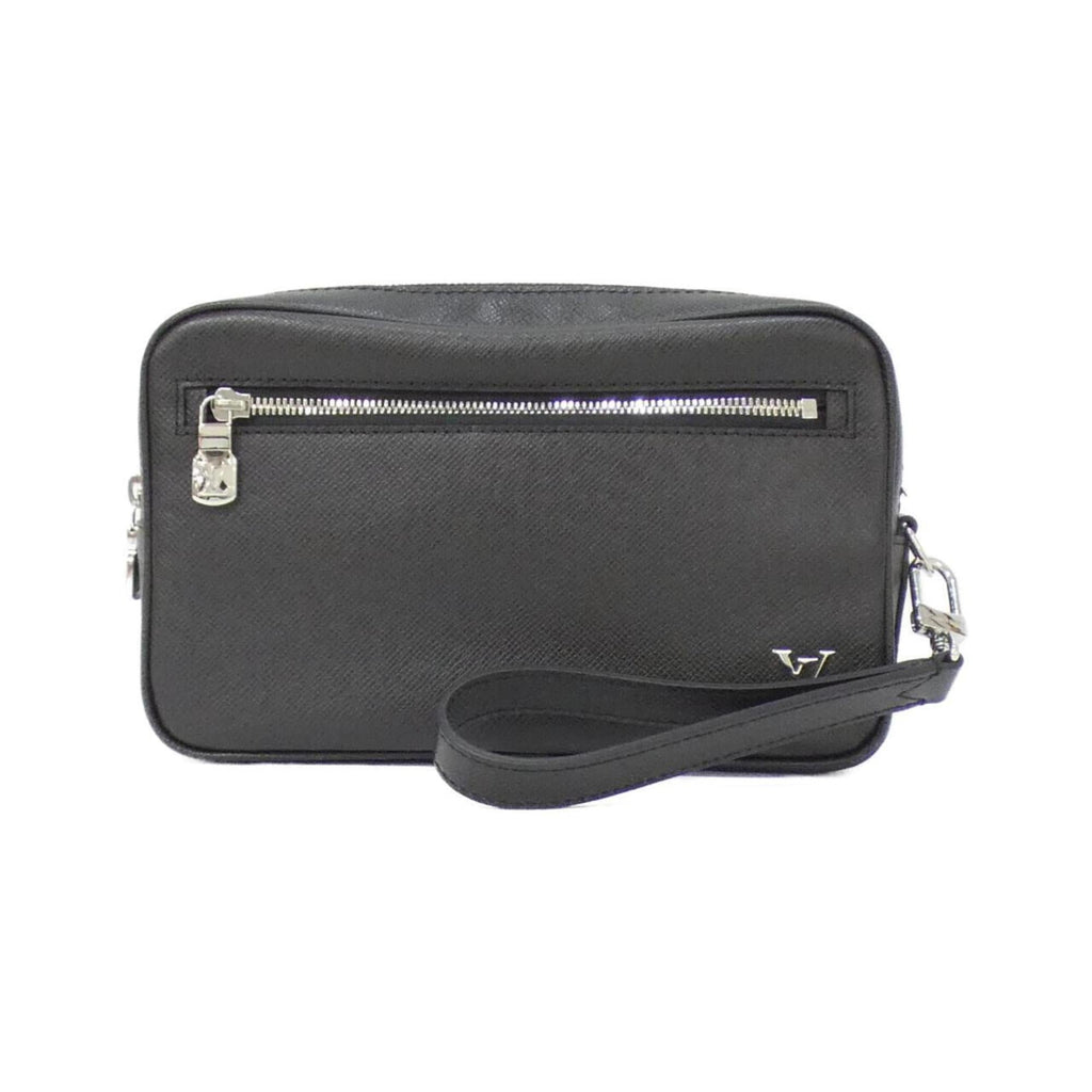 Louis Vuitton Black Leather Pochette (Pre-Owned)