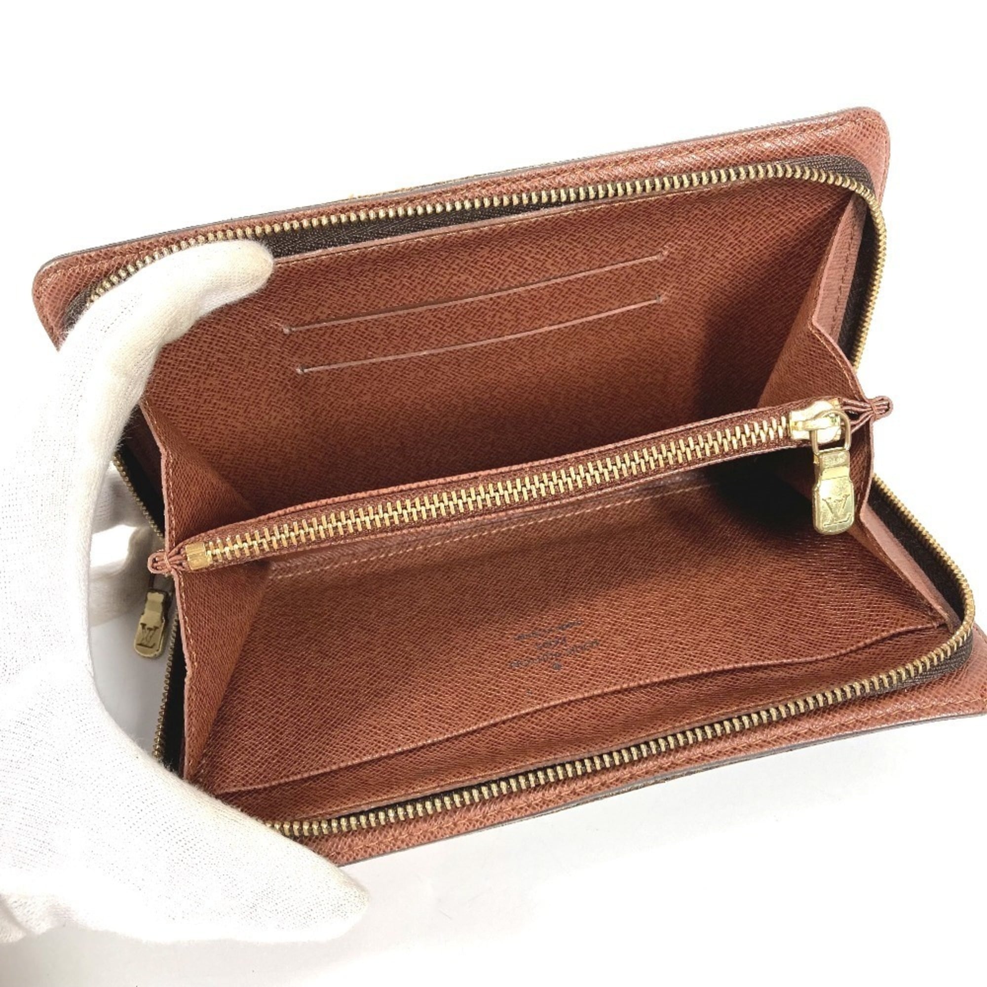 Louis Vuitton Monogram Brown Multi-Color Monogram Long Wallet (Bi-Fold) (Pre-Owned)