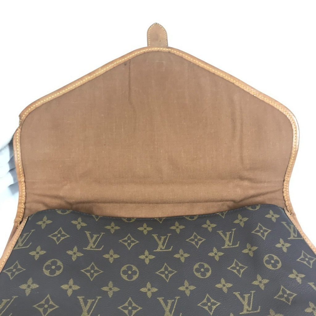 Louis Vuitton Brown Monogram Canvas Handbag Shoulder Bag (Pre-Owned)