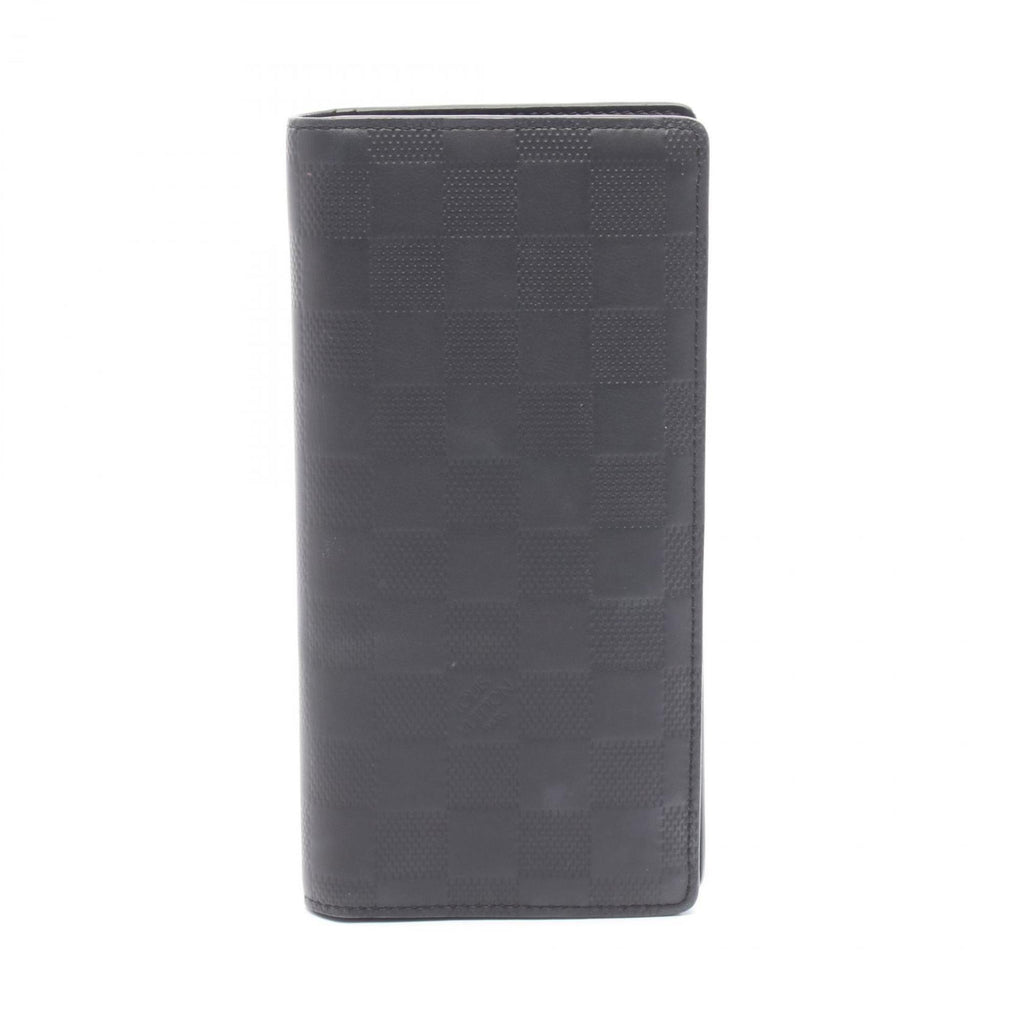 Louis Vuitton Black Infini Onyx Damier Infini Long Wallet (Bi-Fold) (Pre-Owned)