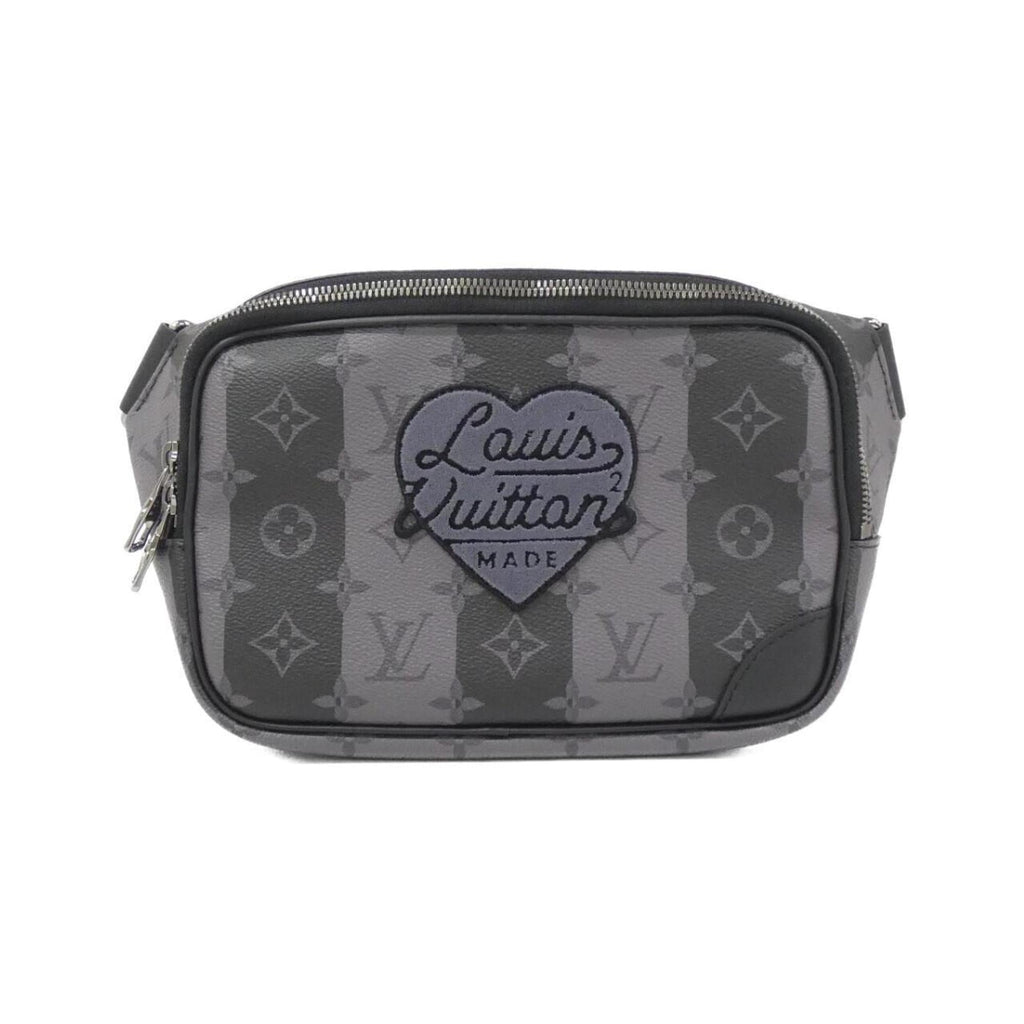Louis Vuitton Black Coated Canvas Shoulder Bag (Pre-Owned)