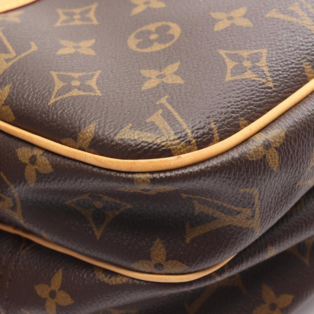 Louis Vuitton Brown Monogram Coated Canvas Shoulder Bag (Pre-Owned)