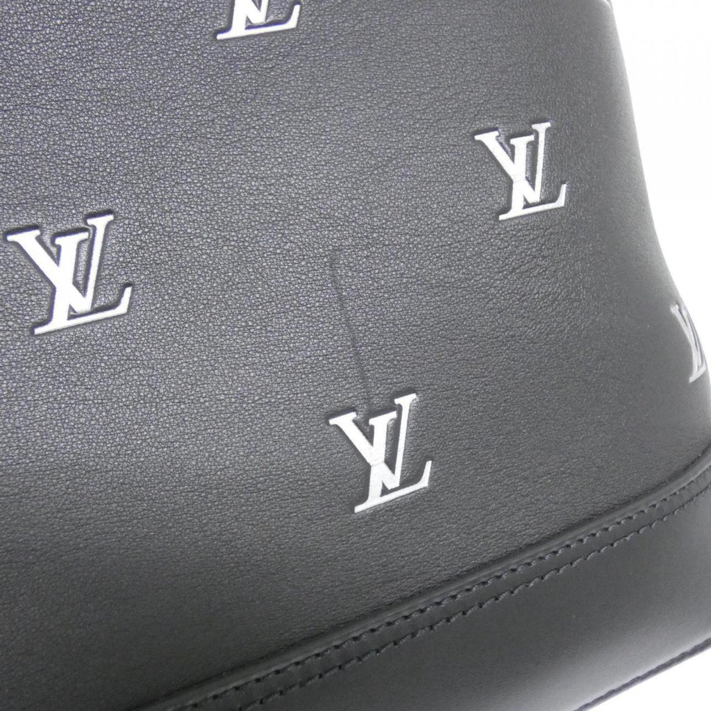 Louis Vuitton Black Leather Handbag (Pre-Owned)