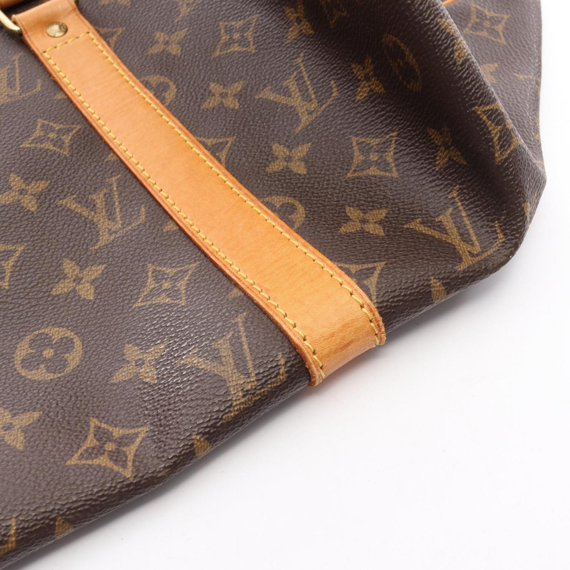 Louis Vuitton Brown Monogram Coated Canvas Leather Boston Bag (Pre-Owned)