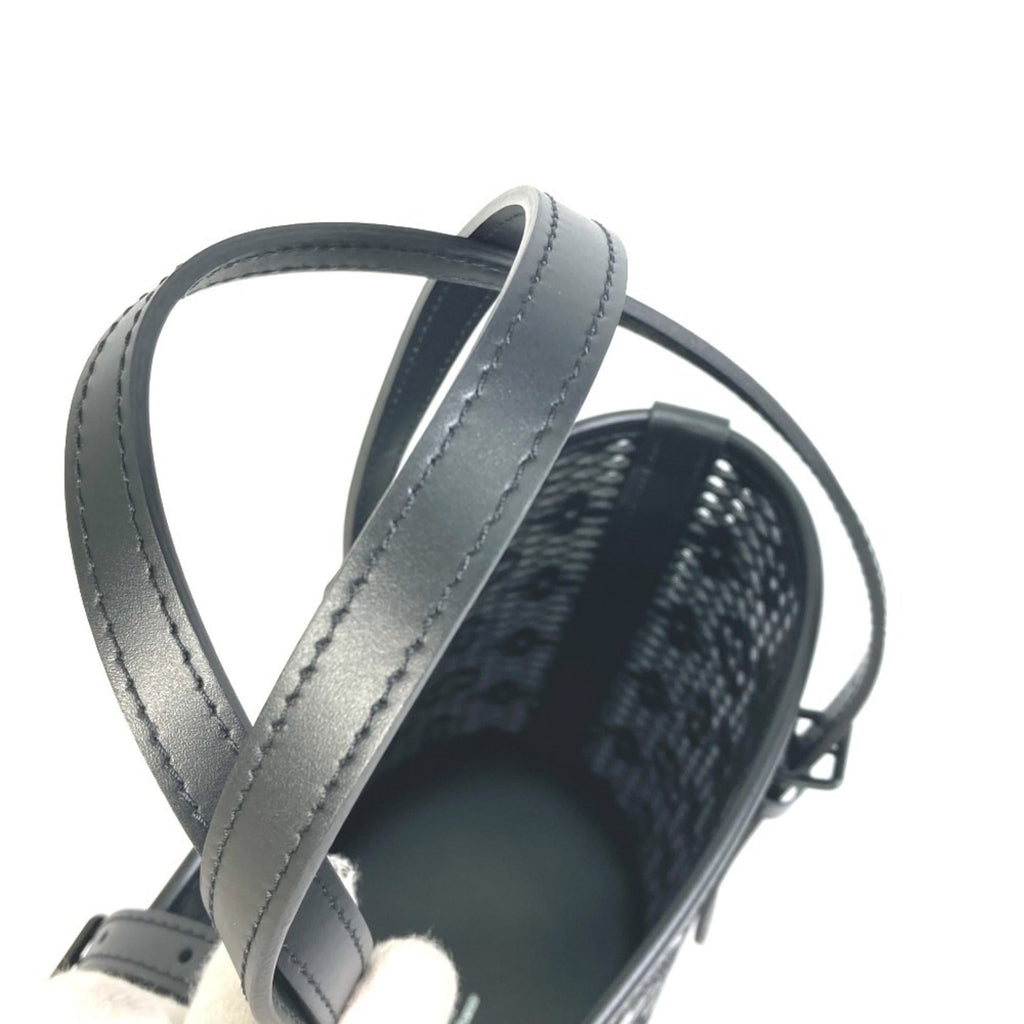 Louis Vuitton Black Noir Monogram Plastic Shoulder Bag (Pre-Owned)
