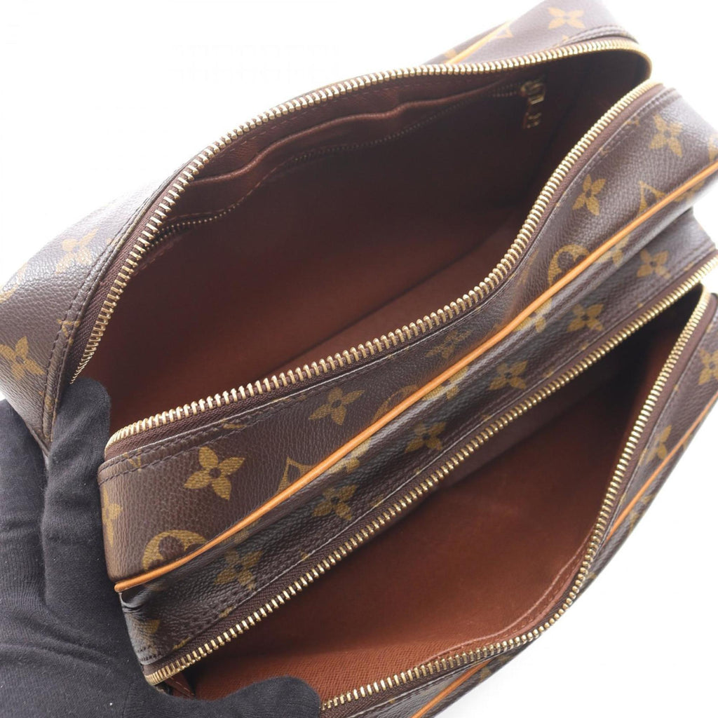 Louis Vuitton Brown Monogram Coated Canvas Shoulder Bag (Pre-Owned)