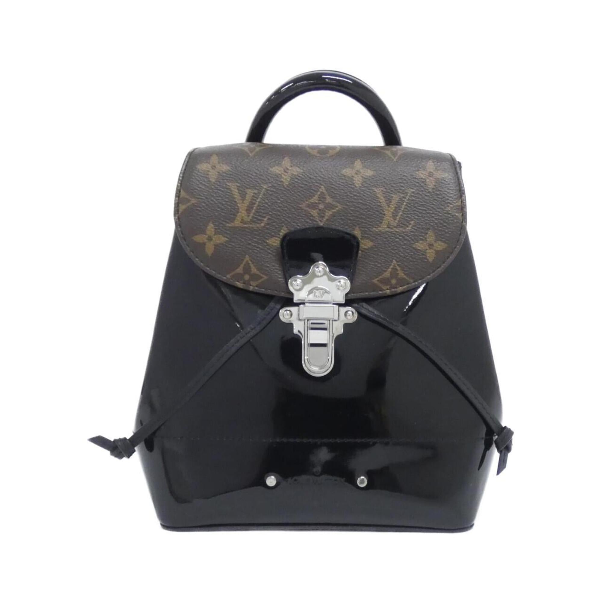 Louis Vuitton Monogram Vernis Black Monogram Monogram Vernis Monogram Backpack (Pre-Owned)