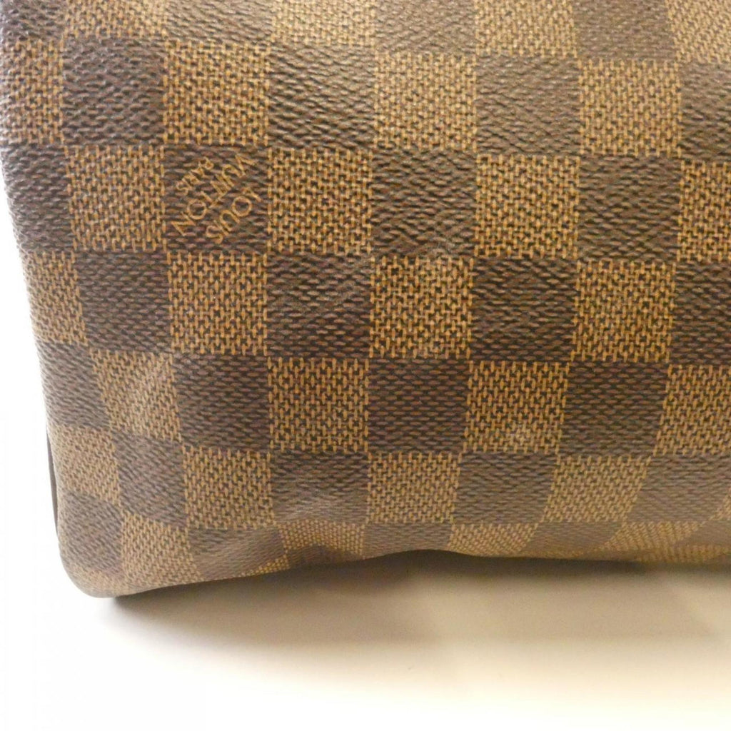 Louis Vuitton Ebene Coated Canvas Boston Bag (Pre-Owned)