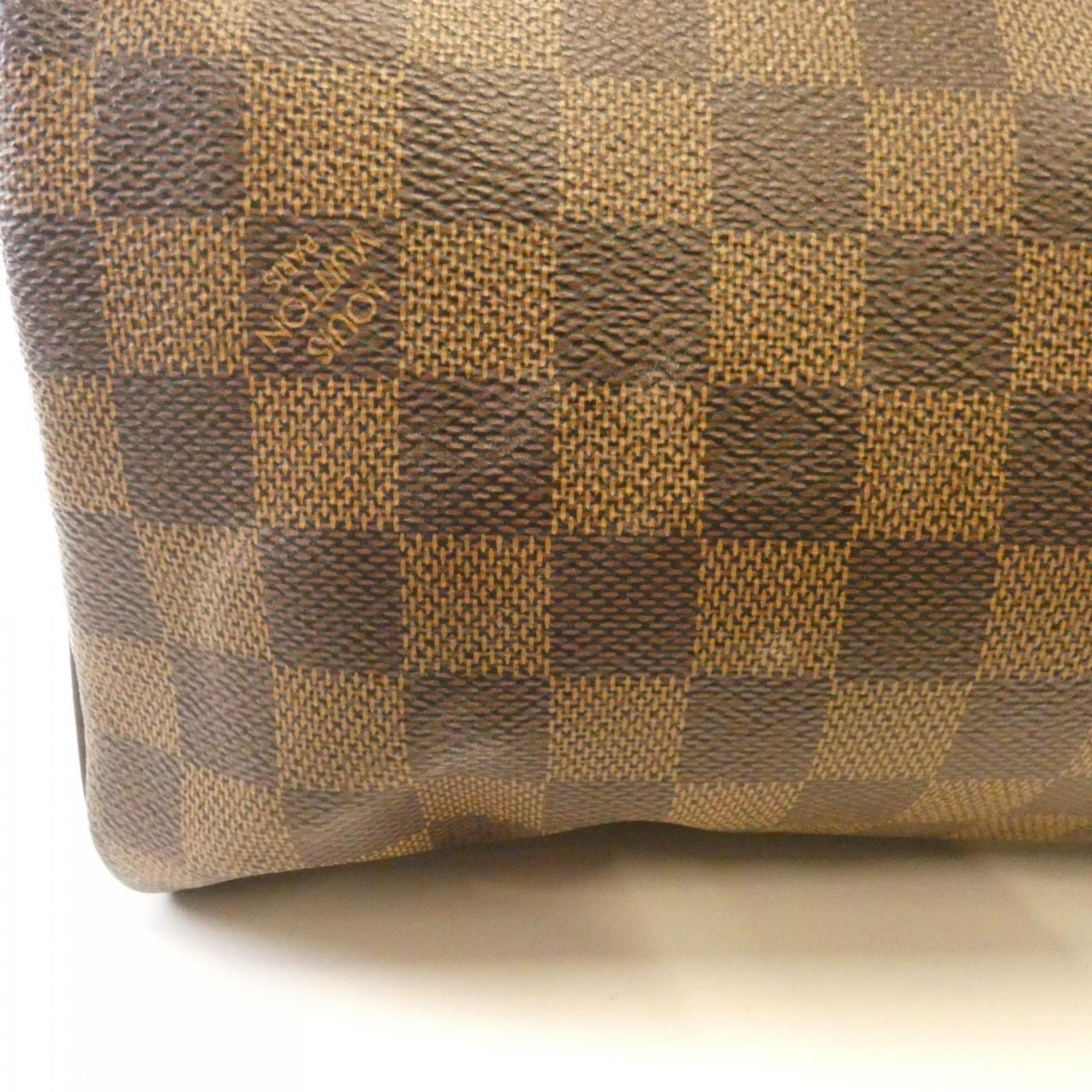 Louis Vuitton Ebene Coated Canvas Boston Bag (Pre-Owned)