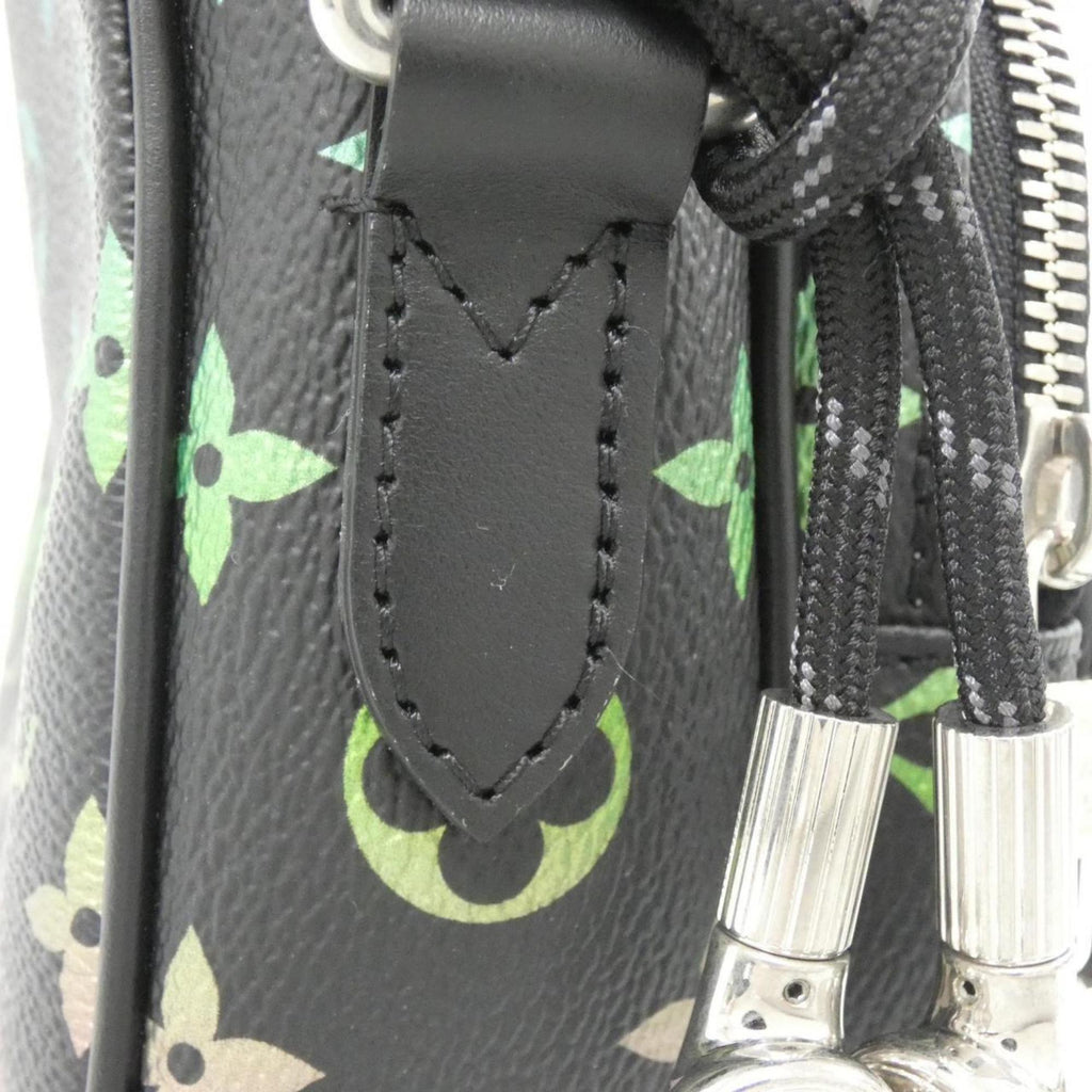 Louis Vuitton Black Coated Canvas Shoulder Bag (Pre-Owned)