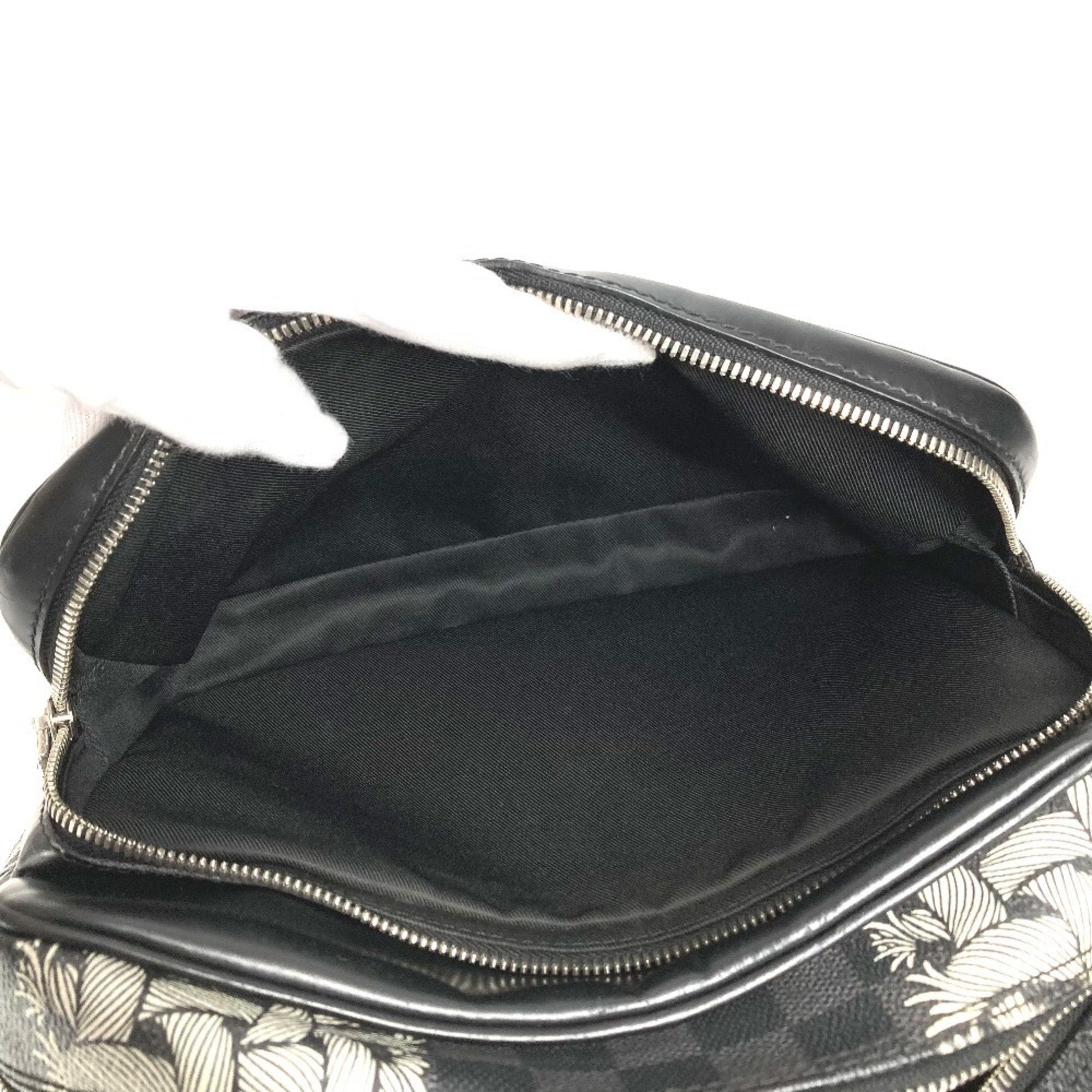 Louis Vuitton Black Damier Graphite Shoulder Bag (Pre-Owned)