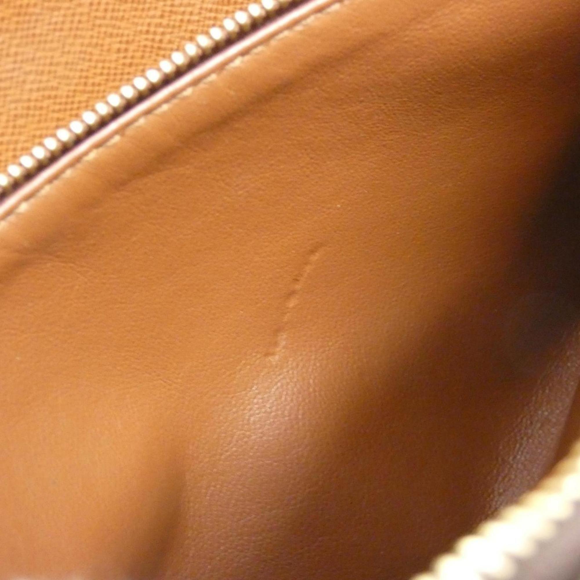 Louis Vuitton Brown Coated Canvas Shoulder Bag (Pre-Owned)