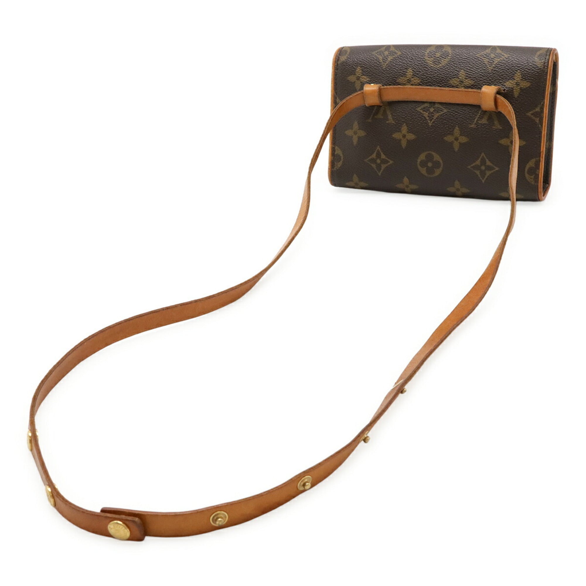 Louis Vuitton Brown Monogram Monogram Clutch Bag Fanny Pack Pochette Pouch (Pre-Owned)