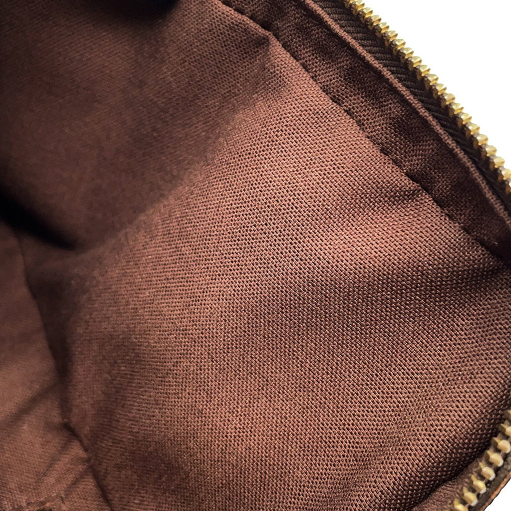Louis Vuitton Brown Damier Canvas Ebene Damier Canvas Pouch Shoulder Bag Sling Bag (Pre-Owned)