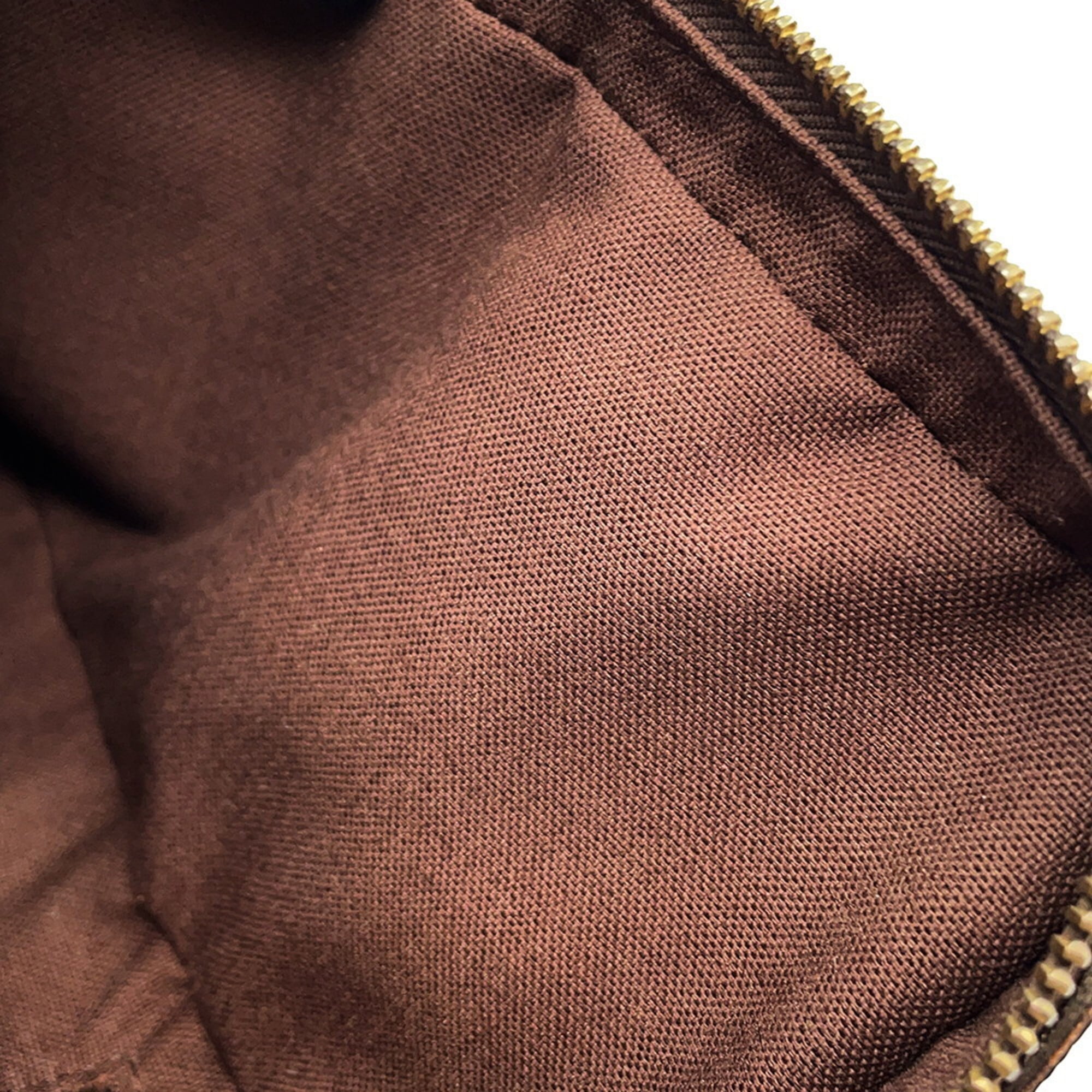 Louis Vuitton Brown Damier Canvas Ebene Damier Canvas Pouch Shoulder Bag Sling Bag (Pre-Owned)