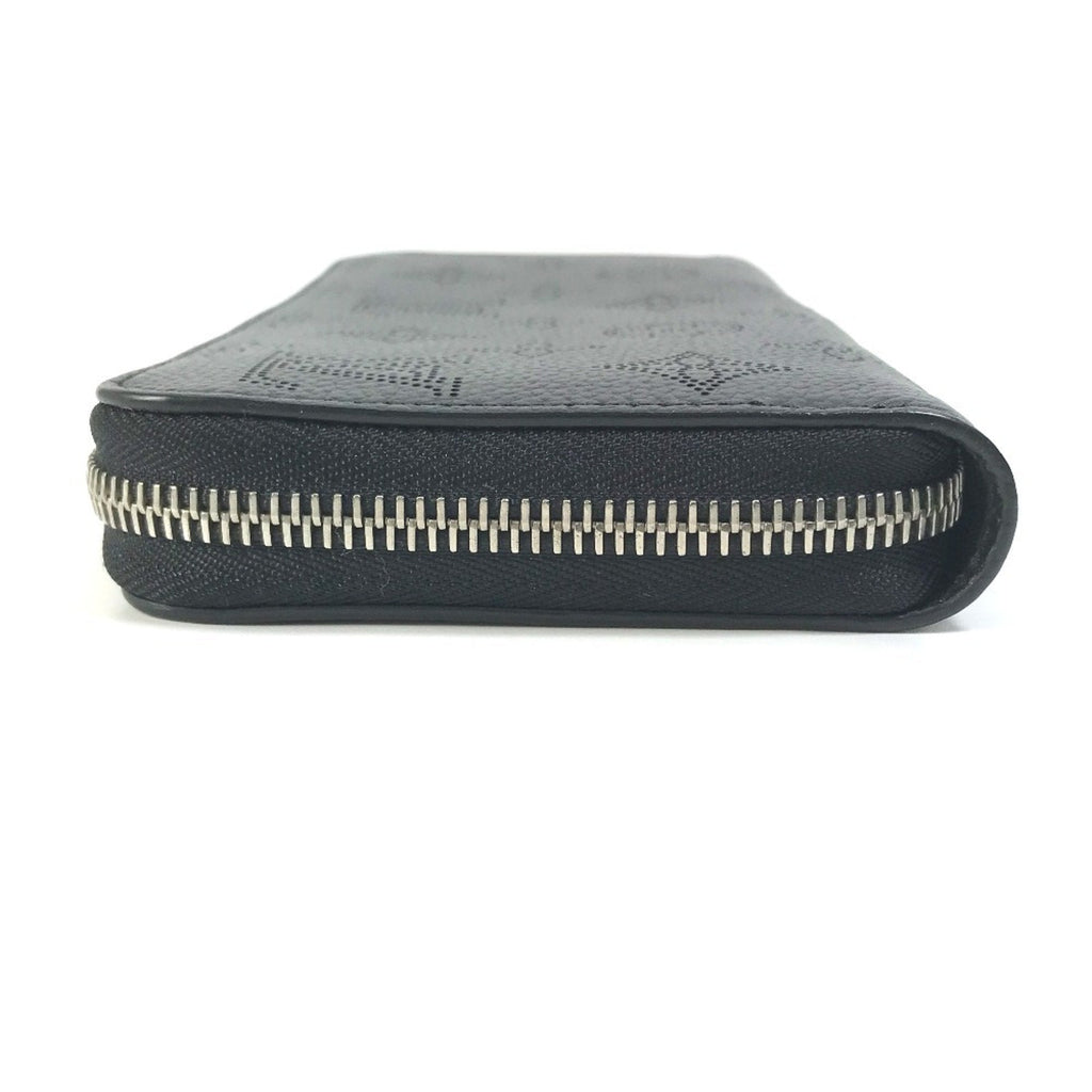 Louis Vuitton Black Mahina Leather Long Wallet (Bi-Fold) (Pre-Owned)