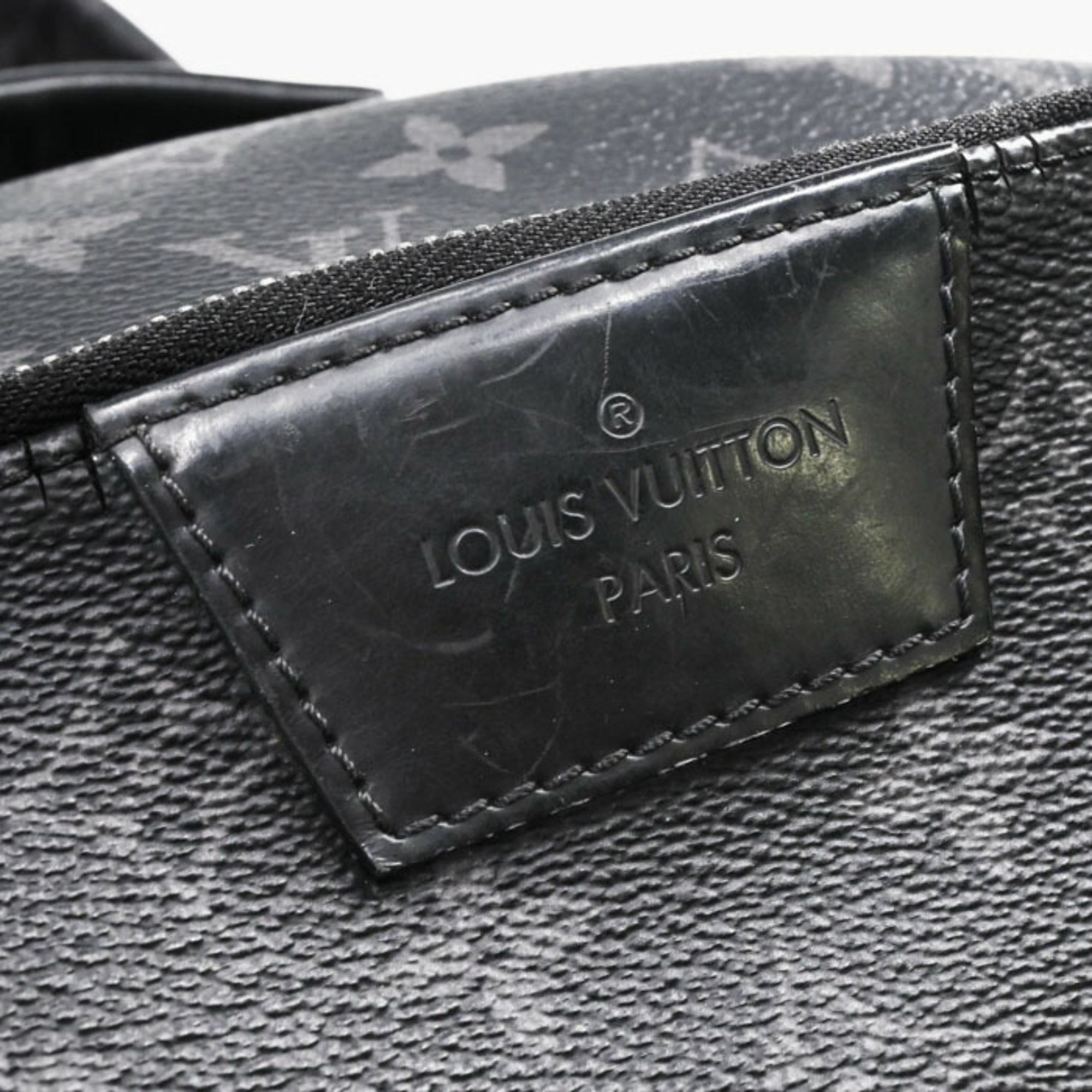 Louis Vuitton Black Monogram Eclipse Monogram Eclipse Backpack (Pre-Owned)