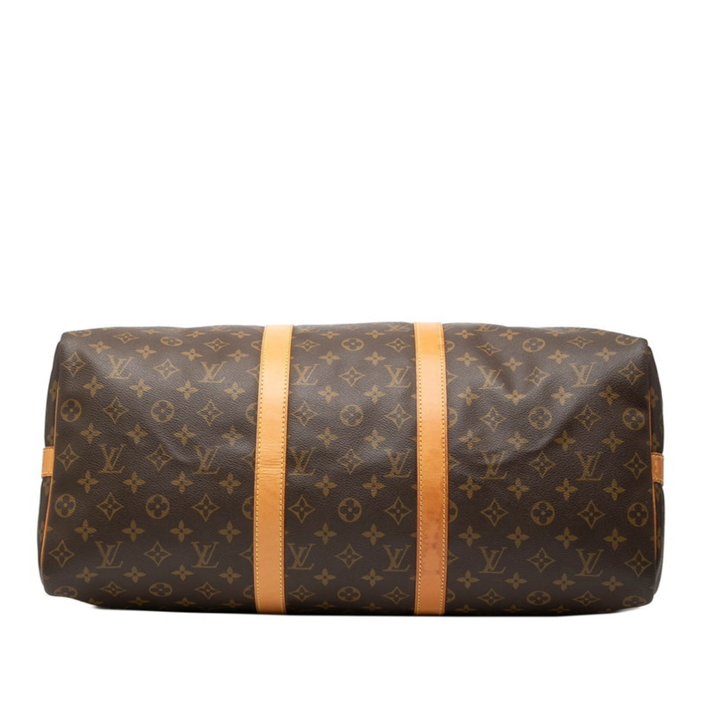 Louis Vuitton Brown Pvc Leather Boston Bag Shoulder Bag (Pre-Owned)
