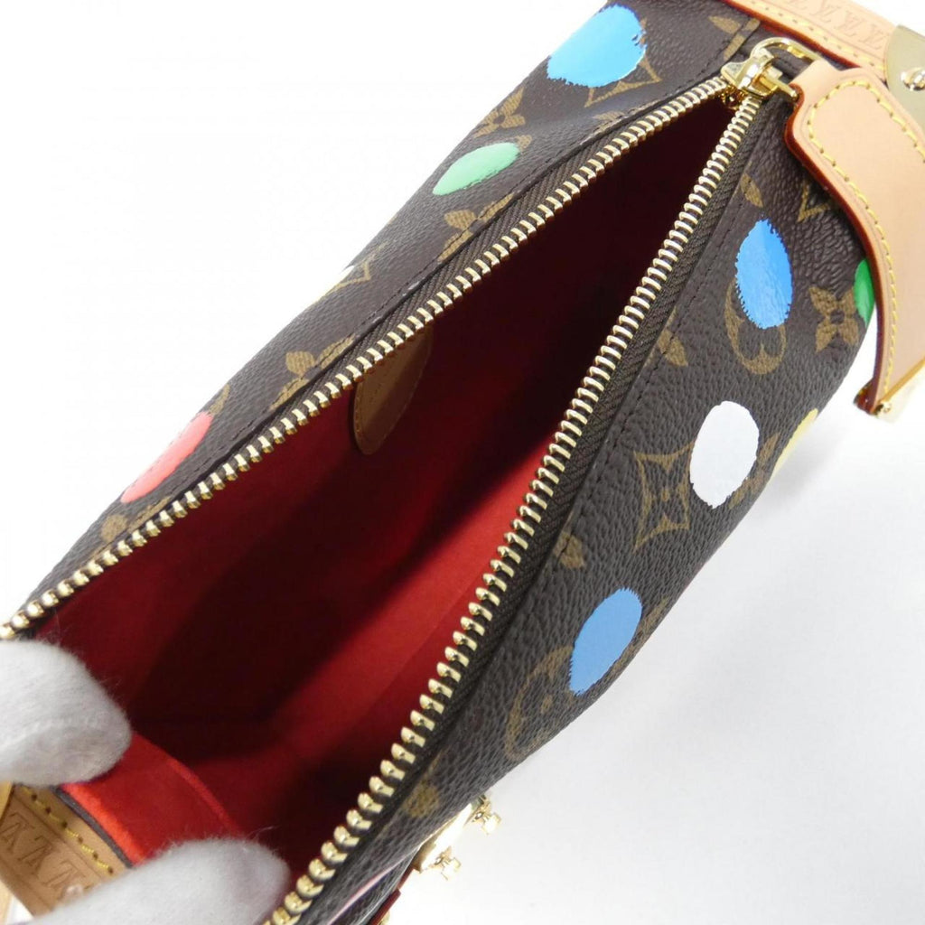 Louis Vuitton Brown Multi-Color Coated Canvas Shoulder Bag (Pre-Owned)