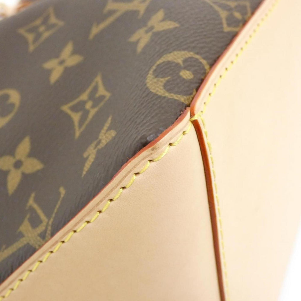 Louis Vuitton Marron Coated Canvas Shoulder Bag (Pre-Owned)