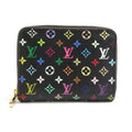 Louis Vuitton Black Multi-Color Monogram Multicolore Coin Purse/Coin Case (Pre-Owned)