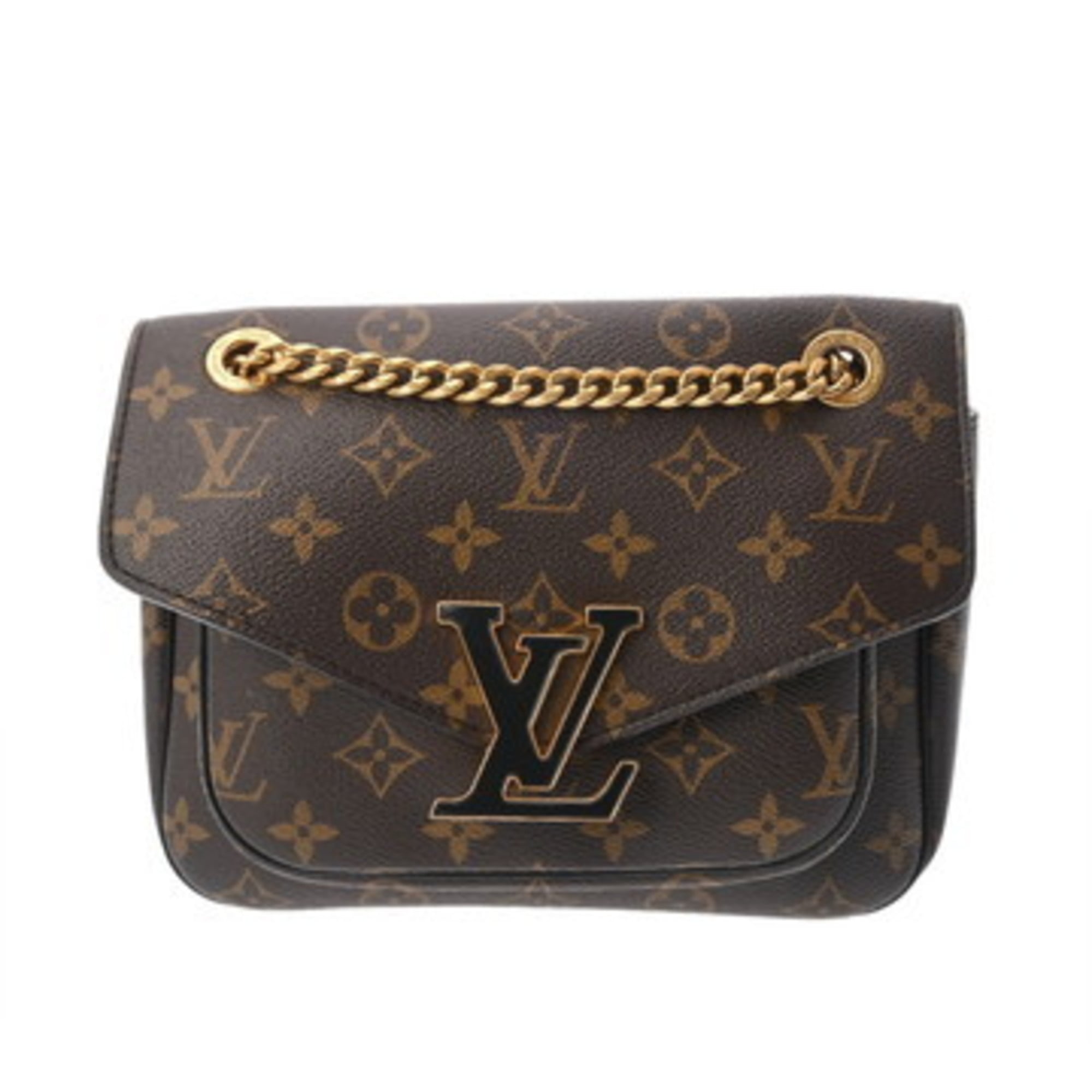 Louis Vuitton Brown Monogram Canvas Shoulder Bag (Pre-Owned)