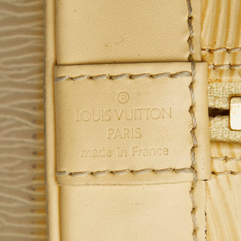 Louis Vuitton Yellow Leather Handbag (Pre-Owned)