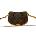 Louis Vuitton Brown Leather Pvc Pochette Shoulder Bag (Pre-Owned)