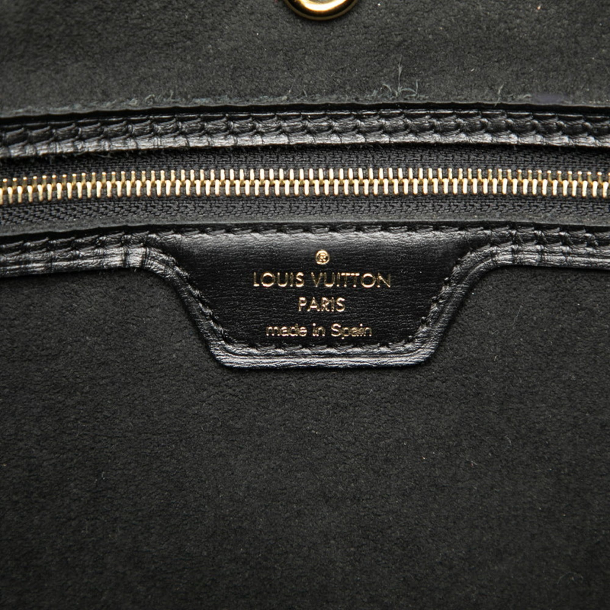 Louis Vuitton Black Multi-Color Pvc Leather Pouch Shoulder Bag Tote Bag (Pre-Owned)